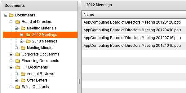 AppComputing Features - Secure Document Sharing